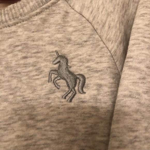 Joe Fresh Girls Unicorn Sweatshirt Dress.  Perfect for play or party! 🦄 - Picture 2 of 3